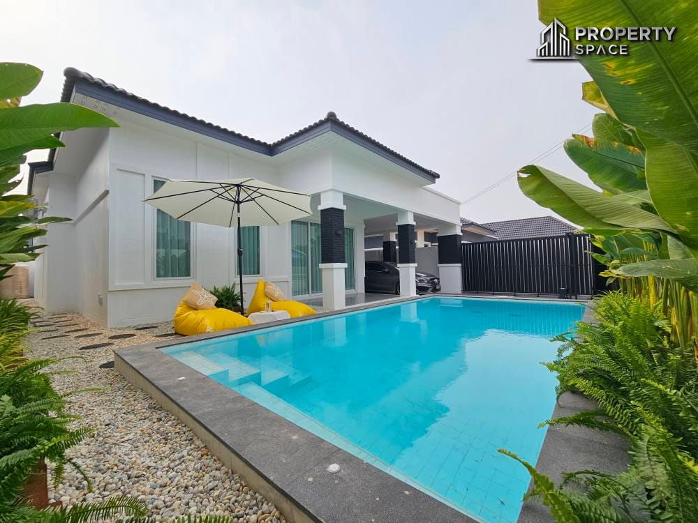 Brand New 3 Bedroom Pool Villa Modern Style In Huai Yai For Sale Image 4