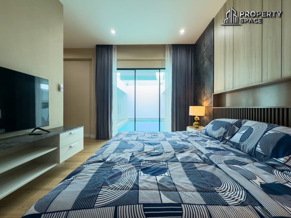 Brand New 3 Bedrooms Nordic Luxury Pool Villa In Huai Yai For Rent Image 15