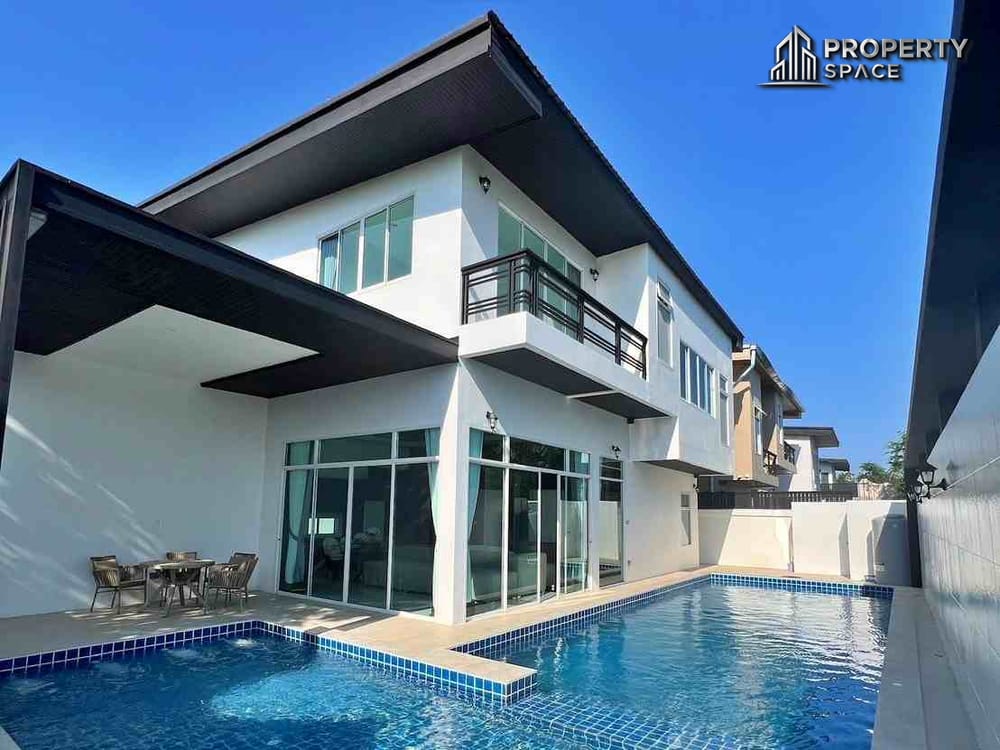 Brand New Modern House 4-Bedroom Pool Villa With Spacious Layout in Huai Yai, Pattaya – For Sale Image 1
