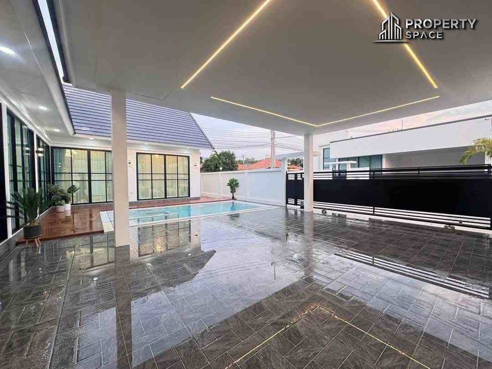 Brand New Modern Single-Story 4 Bedroom Pool Villa In East Pattaya For Sale Image 15