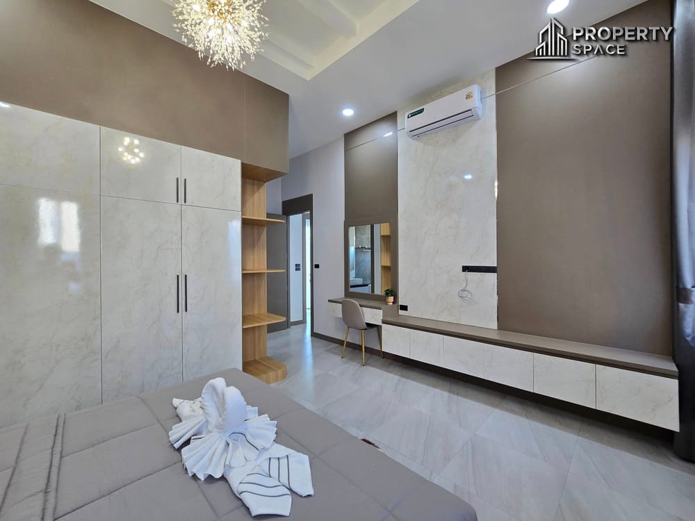 New Nordic-Style 3-Bedroom Corner Pool Villa Near Mabprachan Lake Pattaya For Sale Image 28