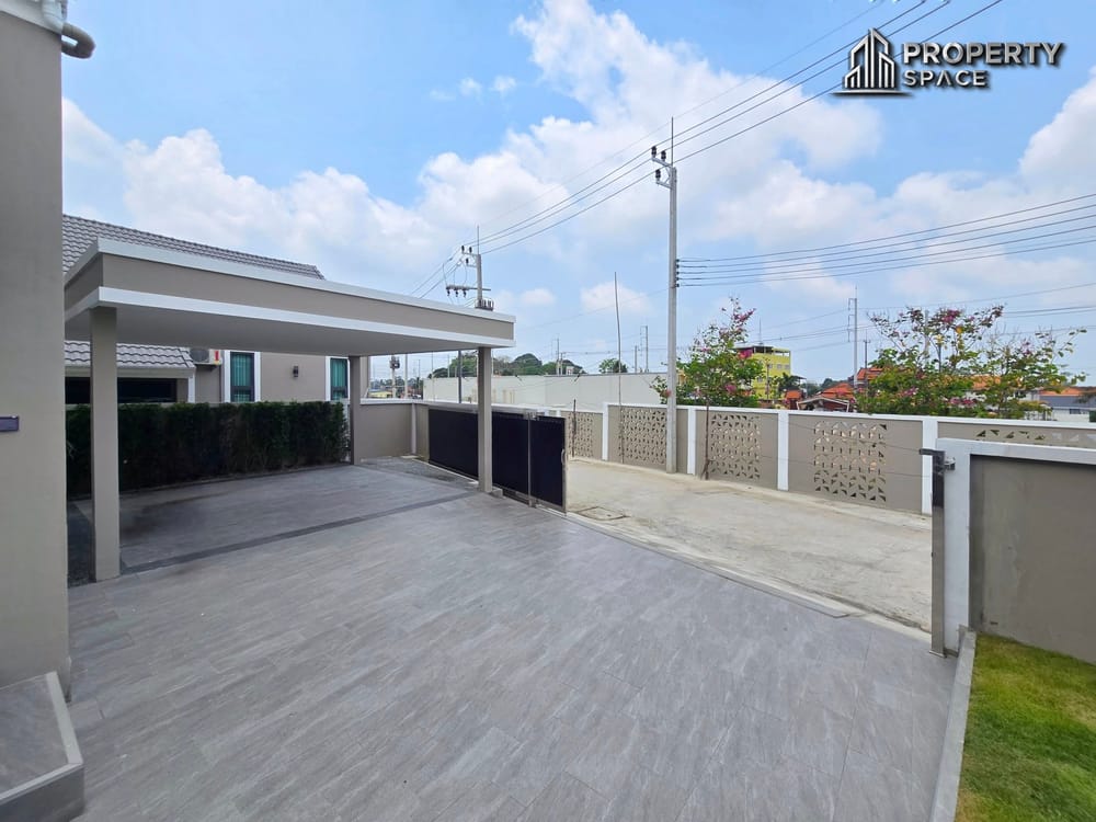 New Nordic-Style 3-Bedroom Corner Pool Villa Near Mabprachan Lake Pattaya For Sale Image 37