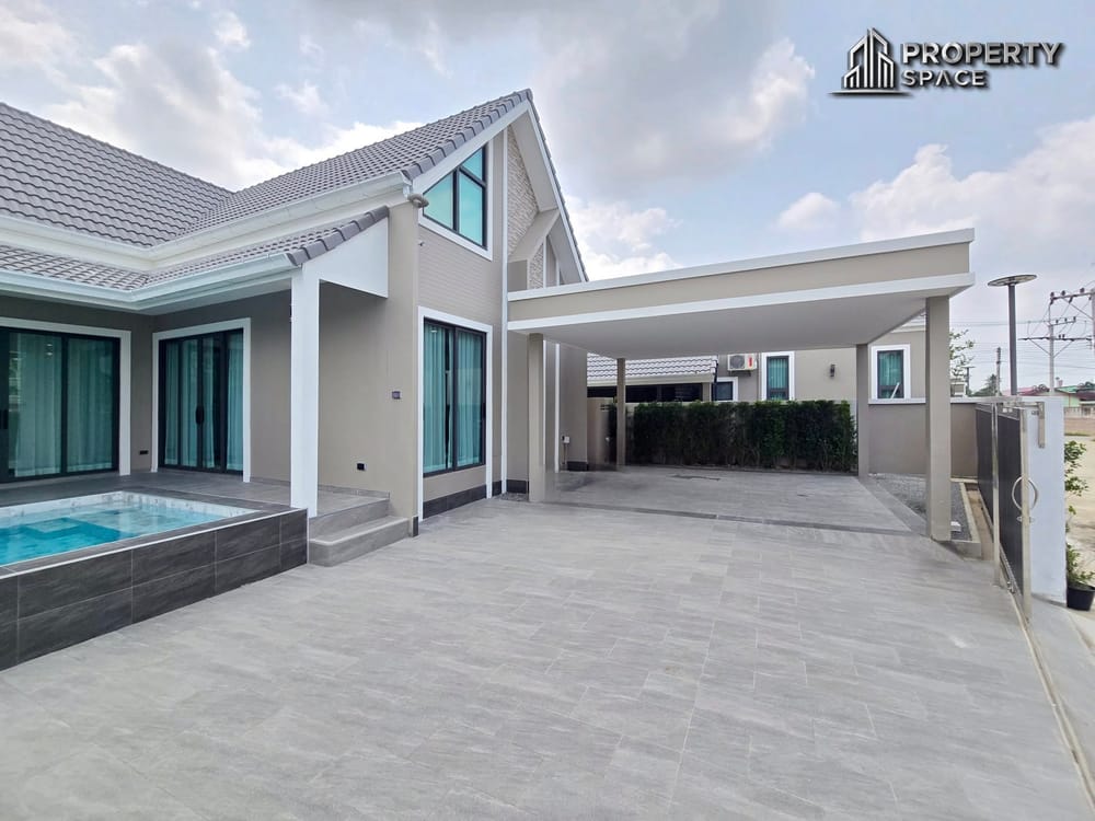 New Nordic-Style 3-Bedroom Corner Pool Villa Near Mabprachan Lake Pattaya For Sale Image 36