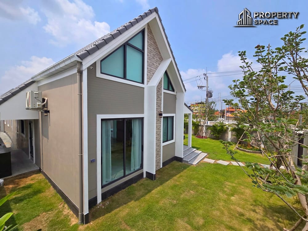 New Nordic-Style 3-Bedroom Corner Pool Villa Near Mabprachan Lake Pattaya For Sale Image 6