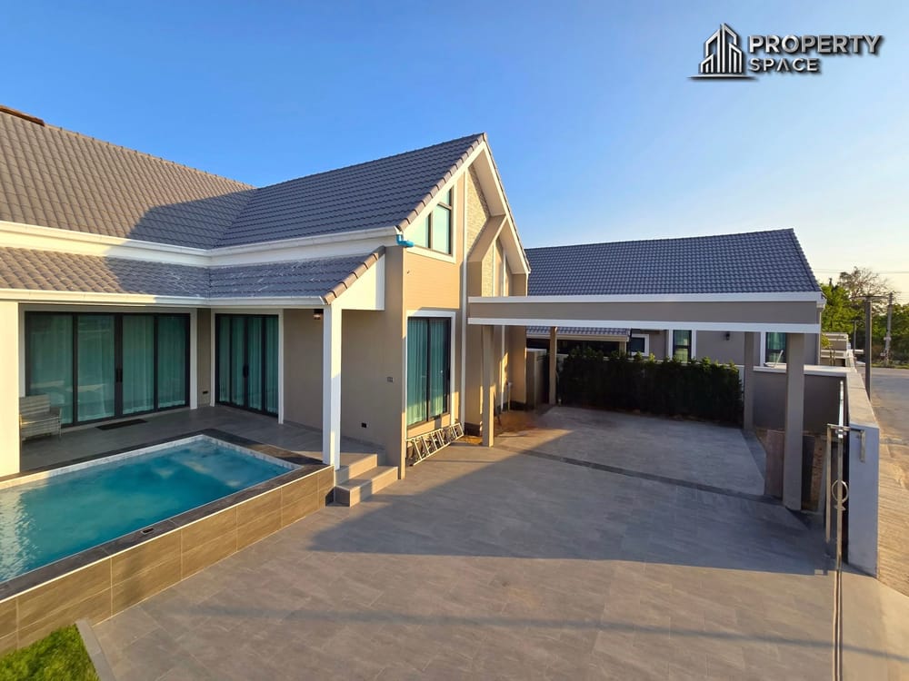 New Nordic-Style 3-Bedroom Corner Pool Villa Near Mabprachan Lake Pattaya For Sale Image 7