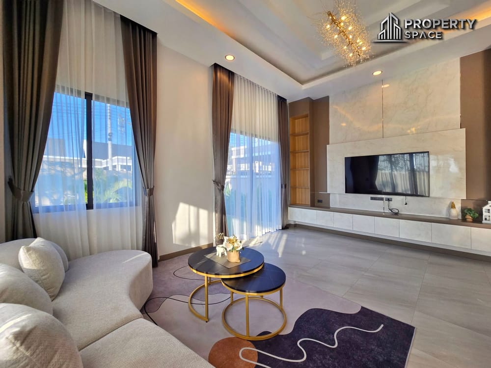 New Nordic-Style 3-Bedroom Corner Pool Villa Near Mabprachan Lake Pattaya For Sale Image 11