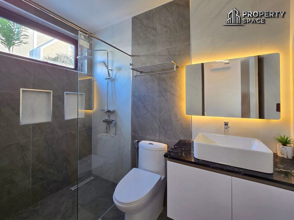 New Nordic-Style 3-Bedroom Corner Pool Villa Near Mabprachan Lake Pattaya For Sale Image 29