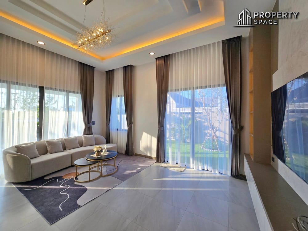 New Nordic-Style 3-Bedroom Corner Pool Villa Near Mabprachan Lake Pattaya For Sale Image 10