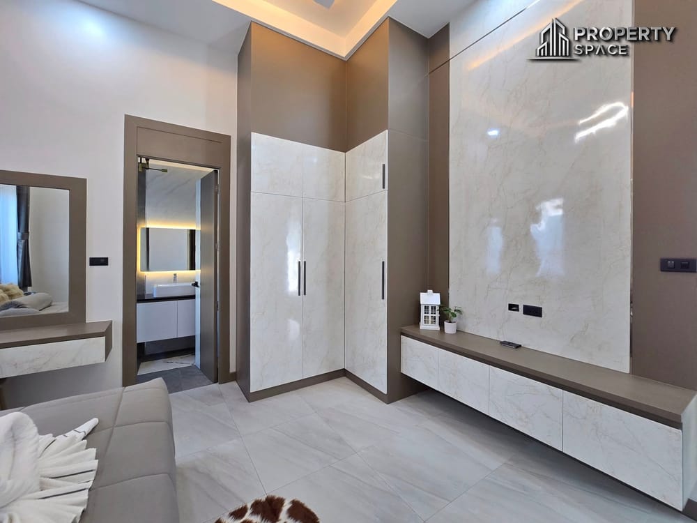 New Nordic-Style 3-Bedroom Corner Pool Villa Near Mabprachan Lake Pattaya For Sale Image 33