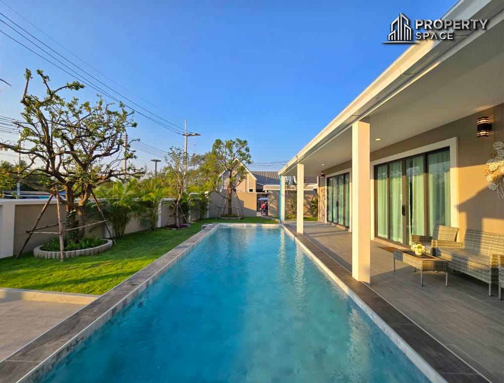 New Nordic-Style 3-Bedroom Corner Pool Villa Near Mabprachan Lake Pattaya For Sale Image 6
