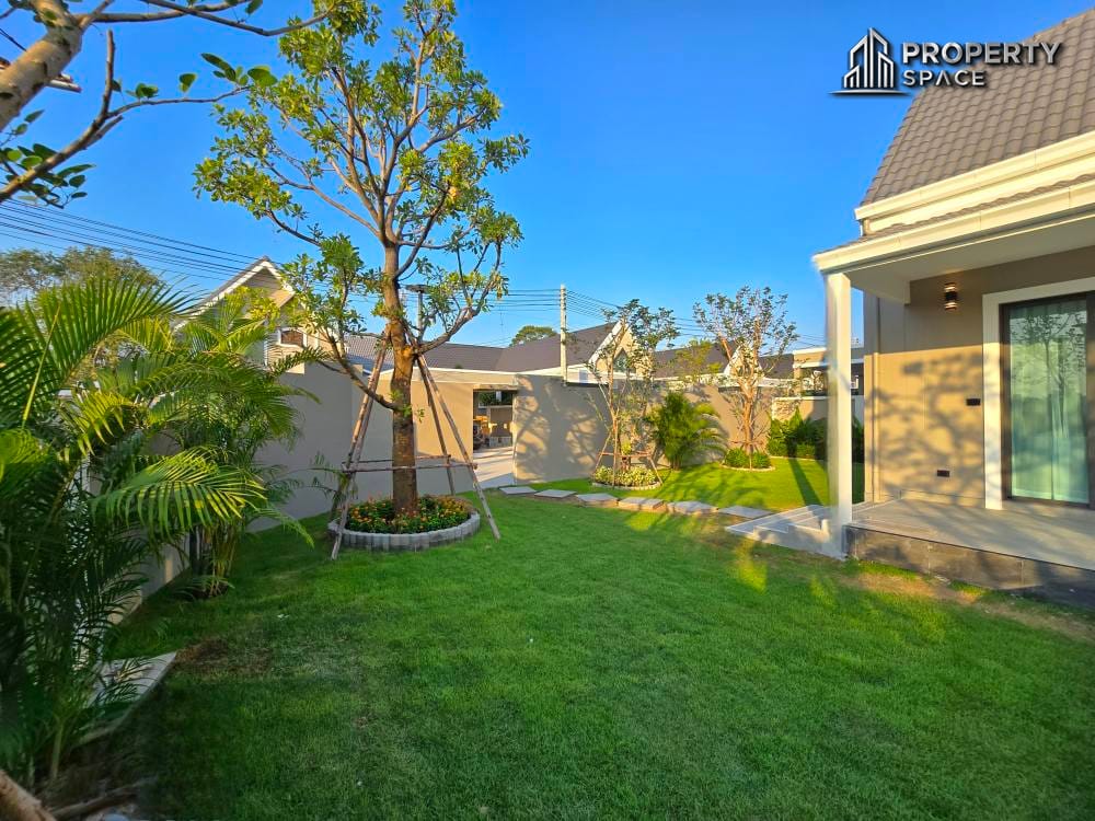 New Nordic-Style 3-Bedroom Corner Pool Villa Near Mabprachan Lake Pattaya For Sale Image 40