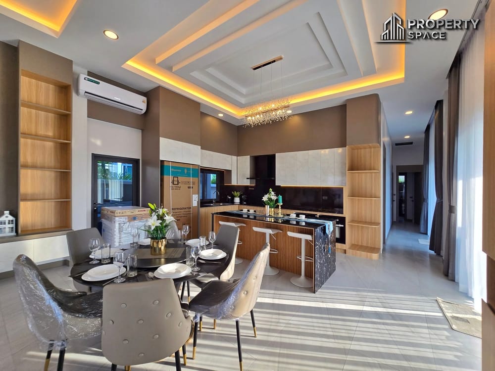 New Nordic-Style 3-Bedroom Corner Pool Villa Near Mabprachan Lake Pattaya For Sale Image 12