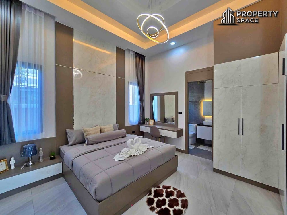Luxury 3-Bedroom Nordic Pool Villa Near Mabprachan Lake Pattaya – For Sale Image 25