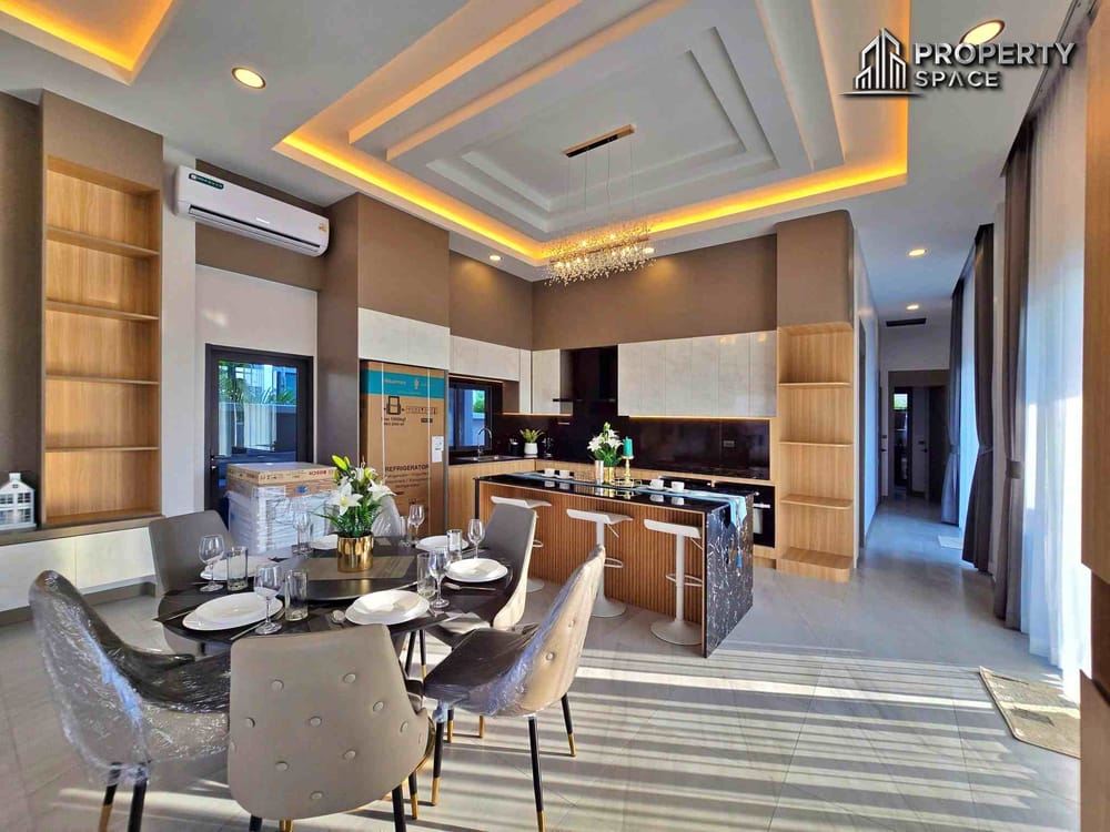 Luxury 3-Bedroom Nordic Pool Villa Near Mabprachan Lake Pattaya – For Sale Image 12