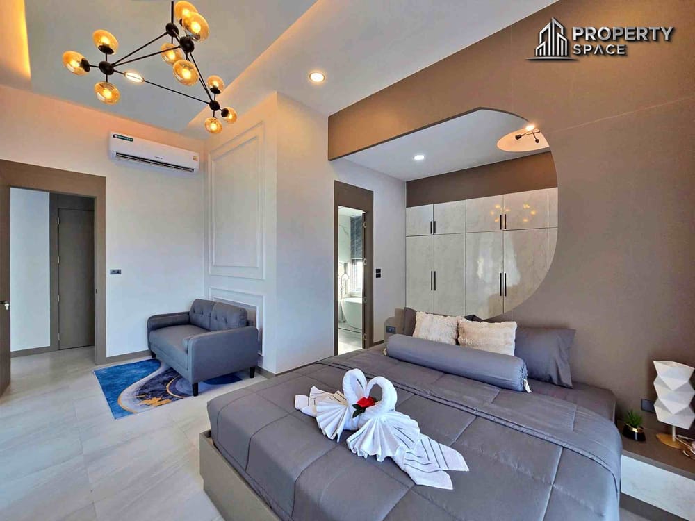 Luxury 3-Bedroom Nordic Pool Villa Near Mabprachan Lake Pattaya – For Sale Image 17
