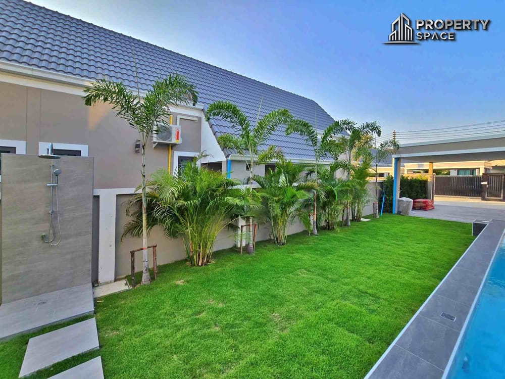Luxury 3-Bedroom Nordic Pool Villa Near Mabprachan Lake Pattaya – For Sale Image 32