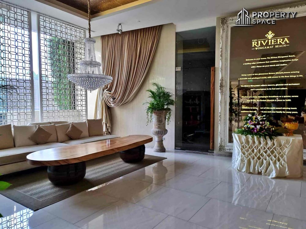 High-Floor 1-Bedroom Sea View Condo for Rent at The Riviera Wongamat Image 12