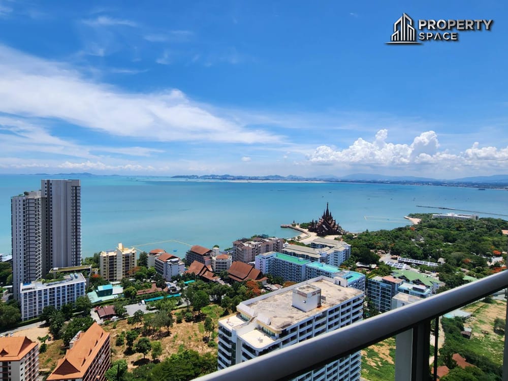 High-Floor 1-Bedroom Sea View Condo for Rent at The Riviera Wongamat Image 7