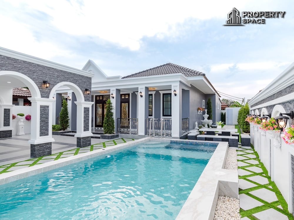 Brand New Luxury 4-Bedroom Pool Villa Near Mabprachan Lake Pattaya For Sale Image 1