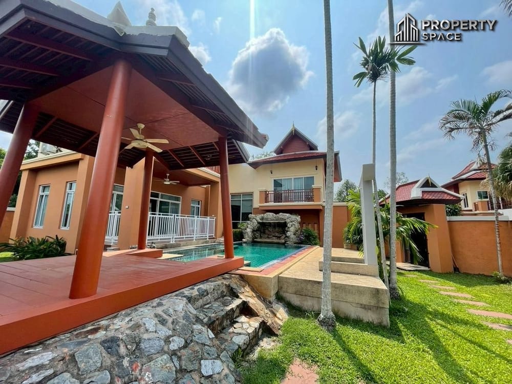 Spacious 3-Bedroom Thai Modern Pool Villa Near Regent International School For Rent Image 3