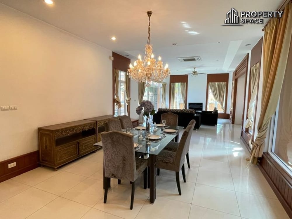 Spacious Modern Thai Style 5-Bedroom Pool Villa Near Regent International School Pattaya For Rent Image 6