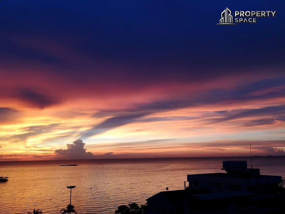 Luxury 1-Bedroom With Sea View In Northshore Pattaya Condo For Rent Image 3