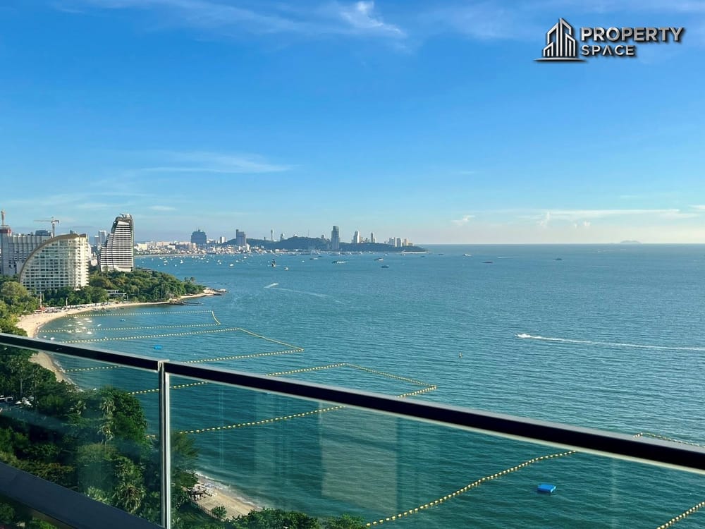 Luxurious Beachfront Sea View 1-Bedroom In Arom Wongamat Condo For Rent Image 1