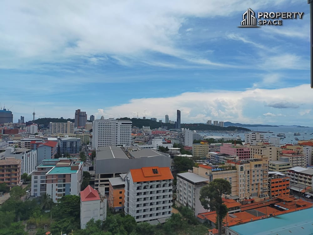 1-Bedroom Sea View Condo for Rent at The Base Central Pattaya Image 1