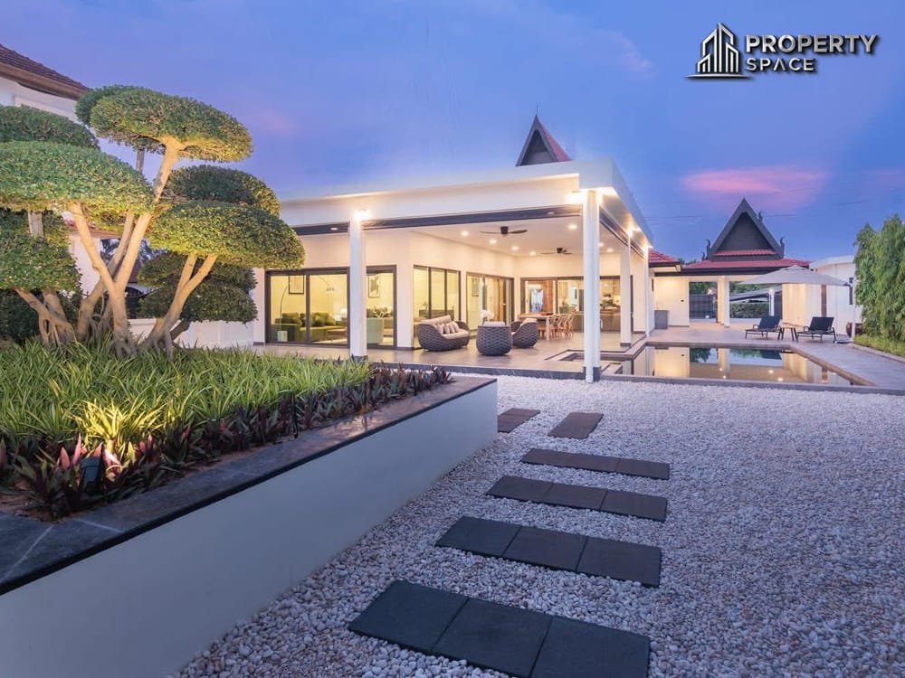 Luxury Newly Built Pool Villa 4 Bedroom In Mabprachan Lake Pattaya For Sale Image 3