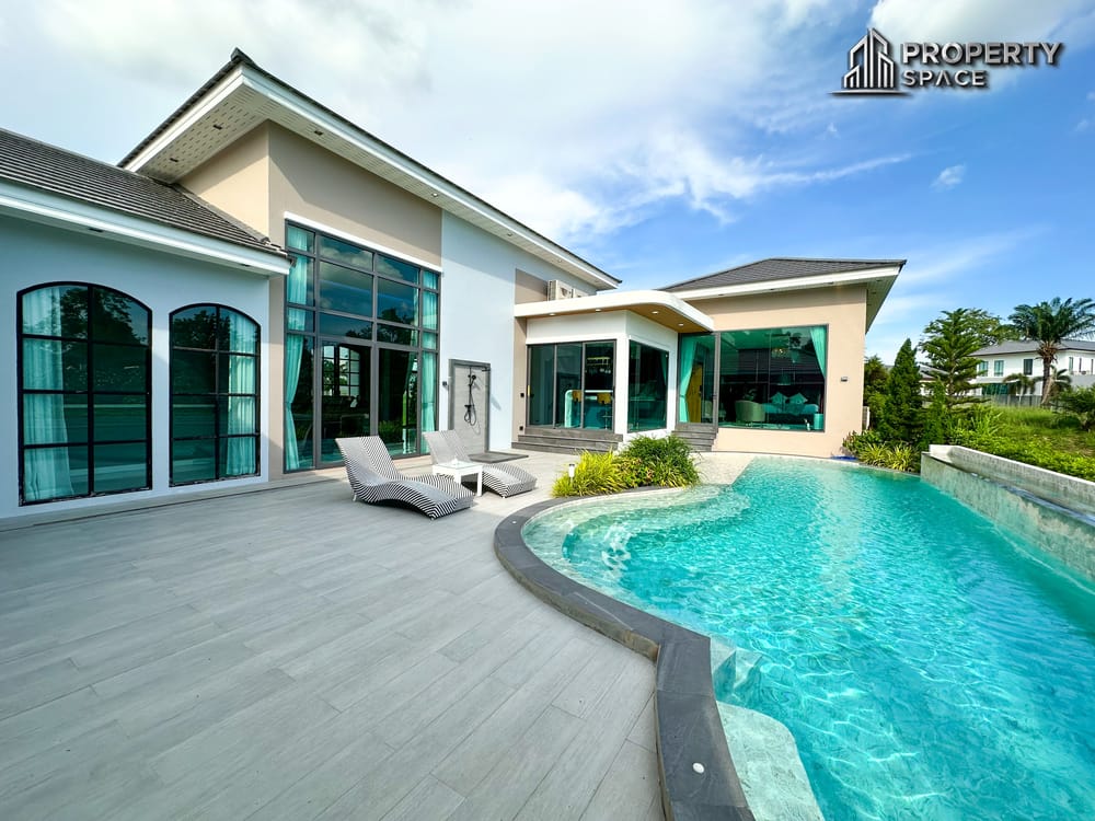 Luxurious Modern Pool Villa 4-Bedroom In Mabprachan Lake Pattaya For Sale Image 6