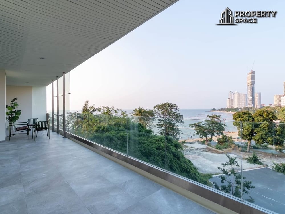 Unparalleled Sea View: Large 2-Bedroom Luxury Unit in The Cove Wongamat Condo For Rent Image 1
