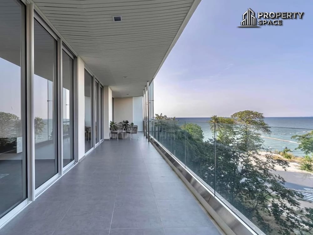 Unparalleled Sea View: Large 2-Bedroom Luxury Unit in The Cove Wongamat Condo For Rent Image 3