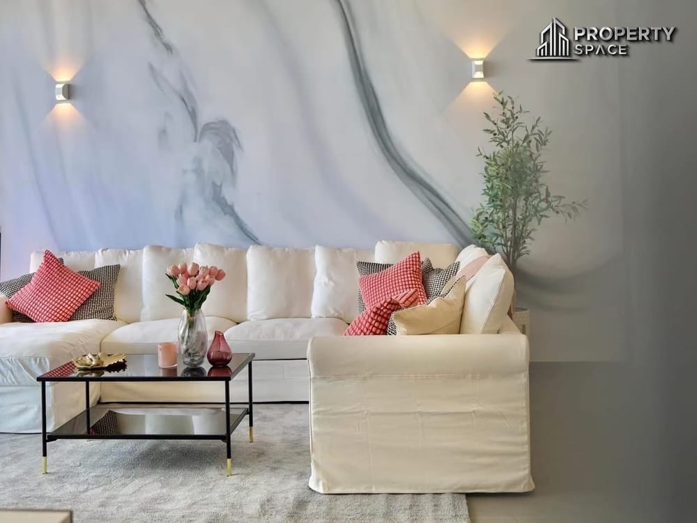 Unparalleled Sea View: Large 2-Bedroom Luxury Unit in The Cove Wongamat Condo For Rent Image 5