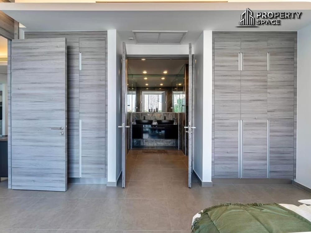 Unparalleled Sea View: Large 2-Bedroom Luxury Unit in The Cove Wongamat Condo For Rent Image 12