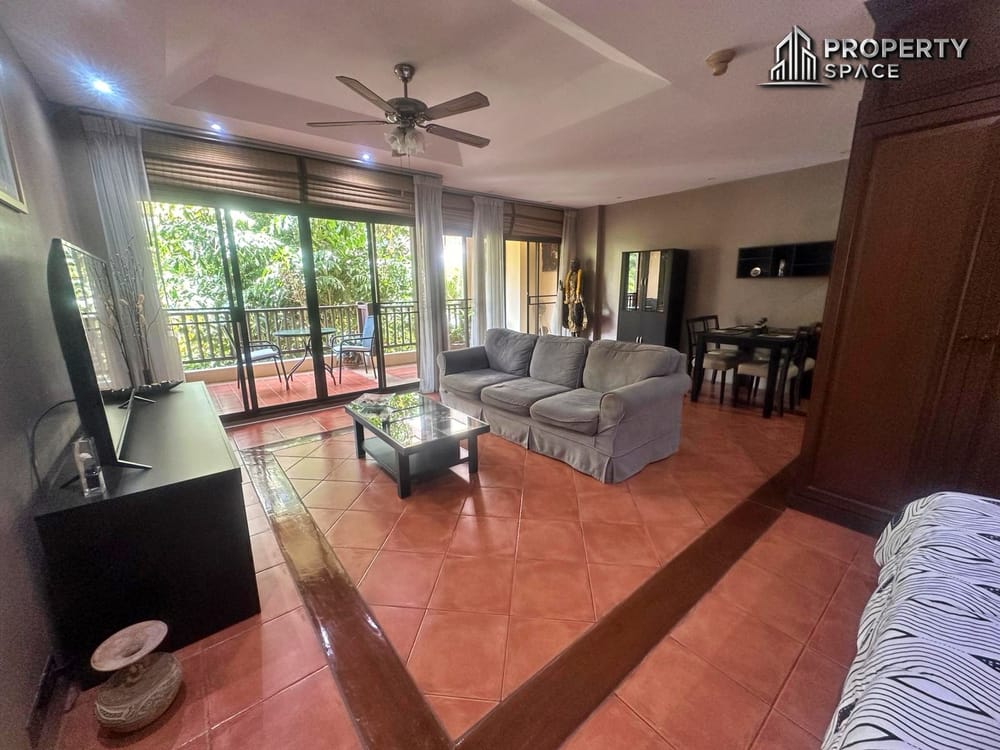 Spacious Studio Condo Garden & Pool View In Chateau Dale ThaBali Condo Pattaya For Sale Image 1