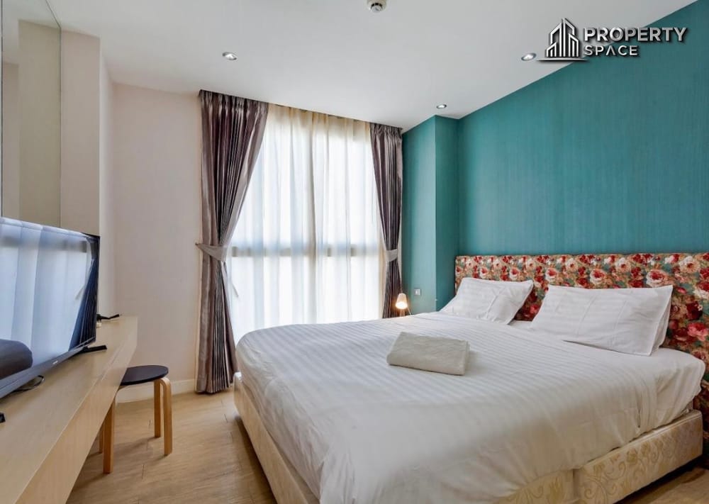 Stylish 2 Bedroom Condo With Pool View In Grande Caribbean Pattaya For Rent Image 5