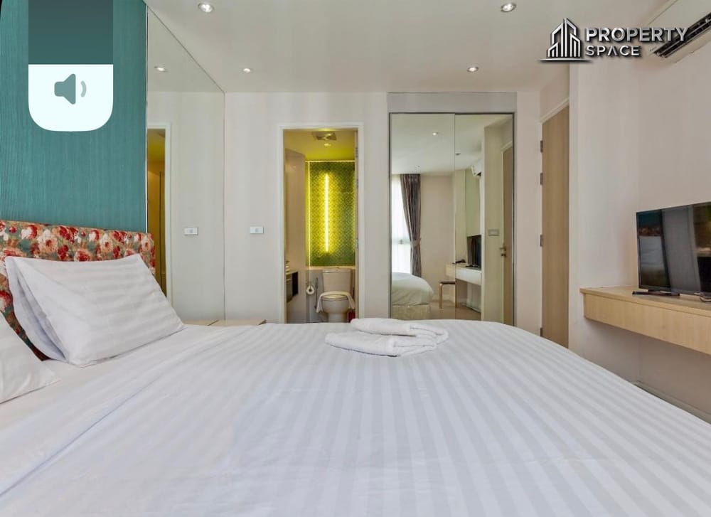 Stylish 2 Bedroom Condo With Pool View In Grande Caribbean Pattaya For Rent Image 6