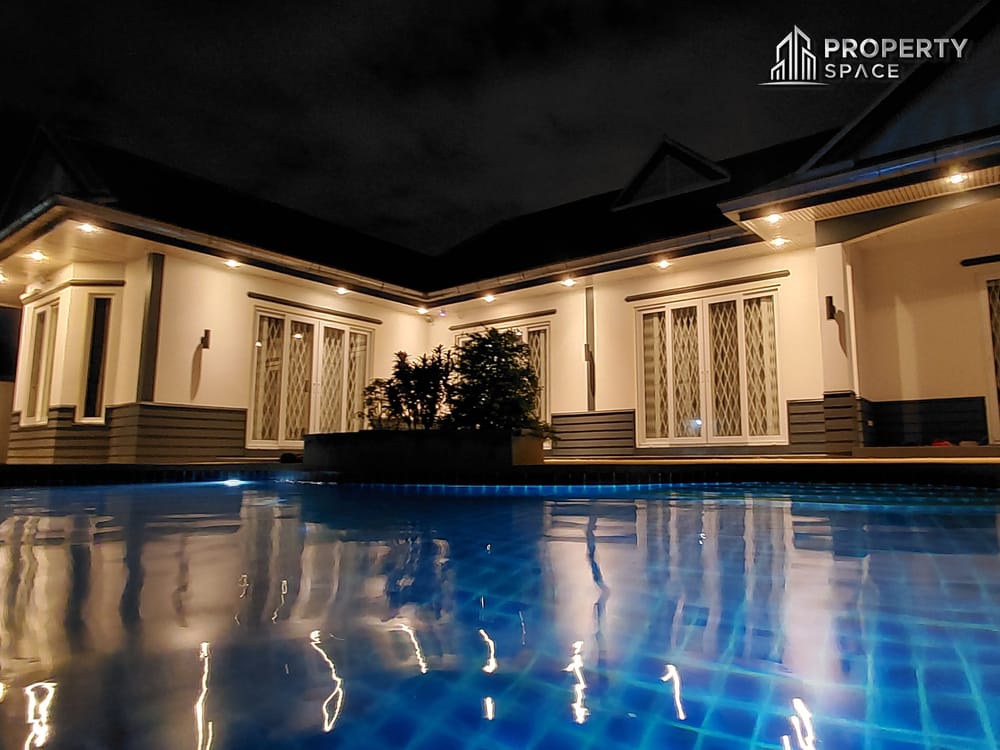 Spacious 4-Bedroom Pool Villa With Huge Garden In East Pattaya For Rent Image 3