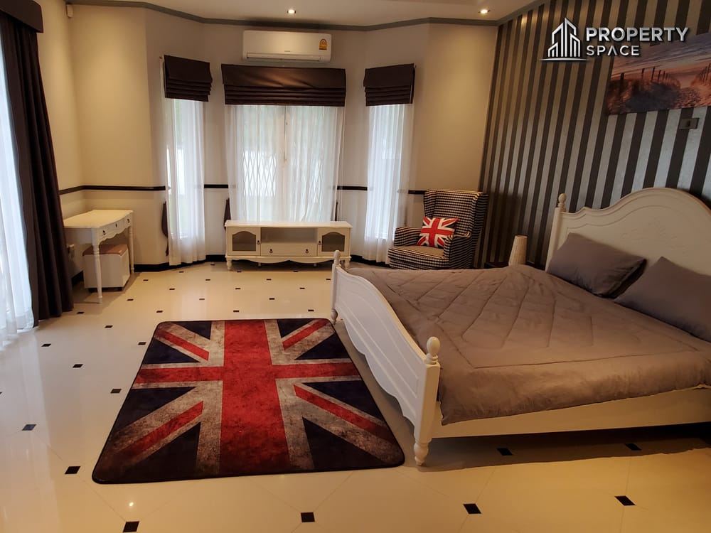 Spacious 4-Bedroom Pool Villa With Huge Garden In East Pattaya For Rent Image 12