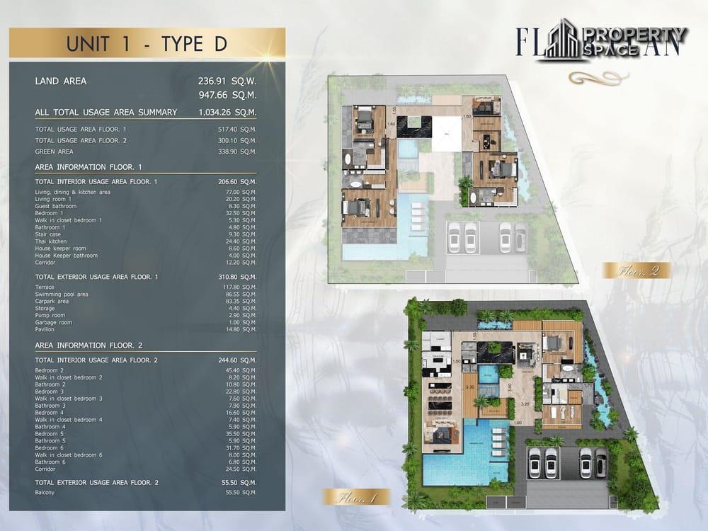 Brand New Ultra Luxury 6 Bedroom Waterside Pool Villa In Pattaya For Sale Image 3