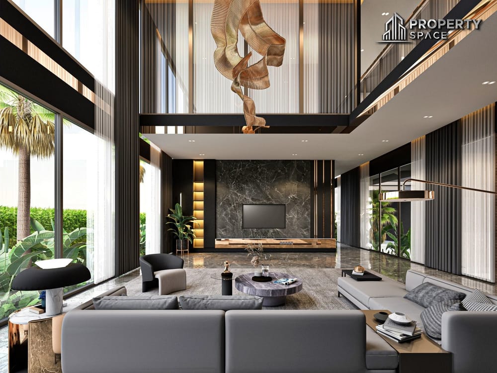 Brand New Ultra Luxury 6 Bedroom Waterside Pool Villa In Pattaya For Sale Image 9