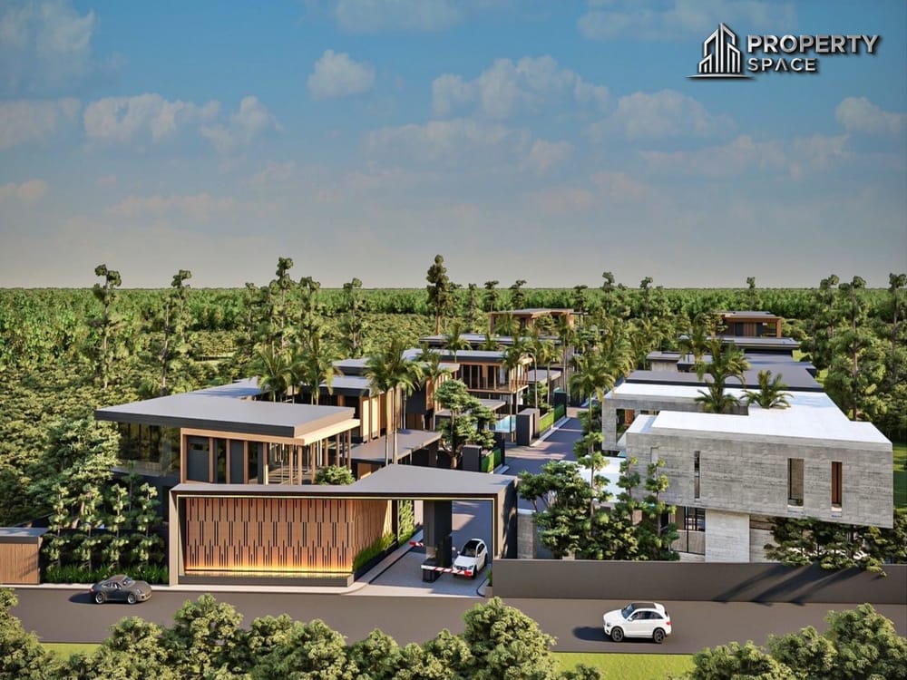 Brand New Ultra Luxury 6 Bedroom Waterside Pool Villa In Pattaya For Sale Image 1