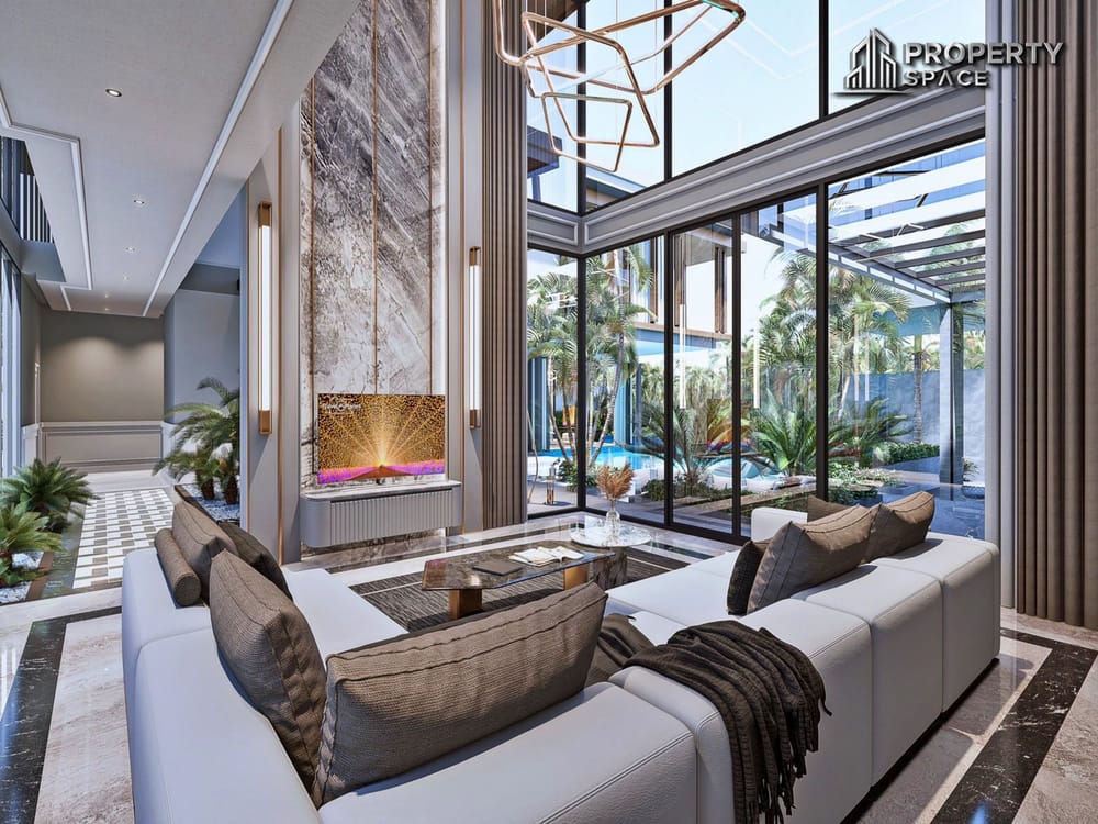 Brand New Ultra Luxury 6 Bedroom Waterside Pool Villa In Pattaya For Sale Image 20