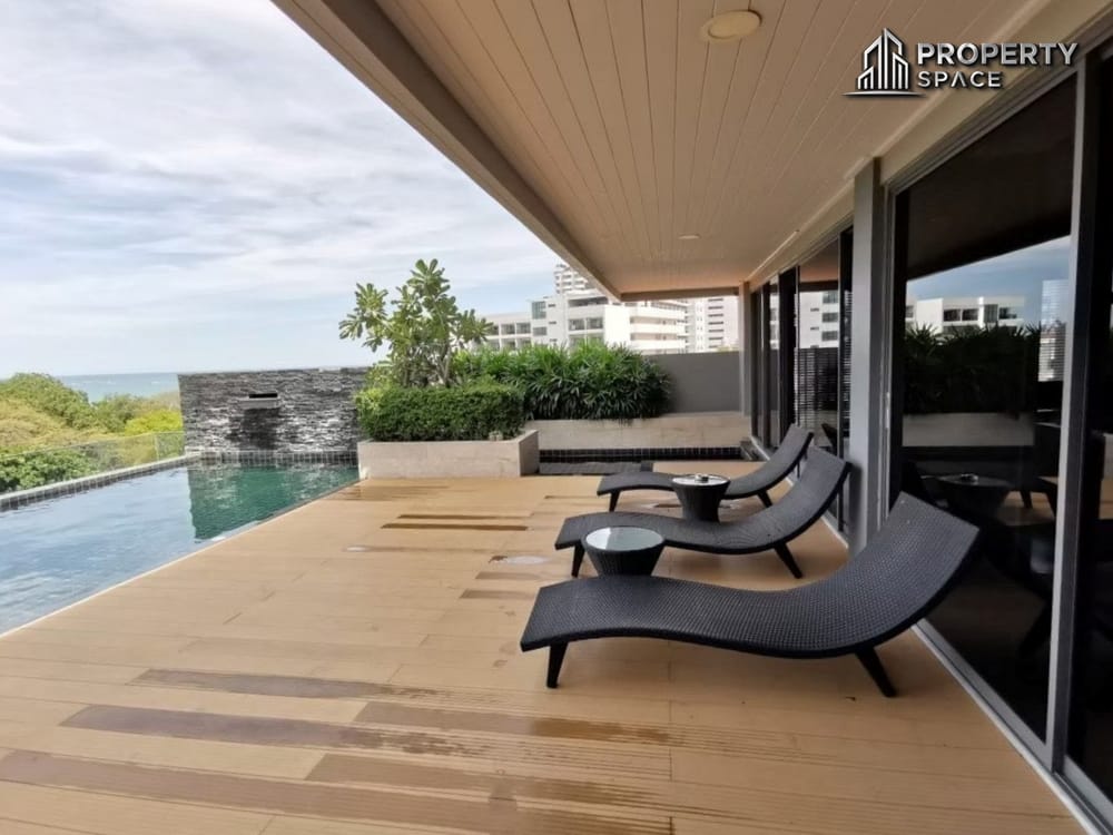 Modern Sea view 2-Bedroom Condo In The Senate Residence Pattaya For Sale or Rent Image 3