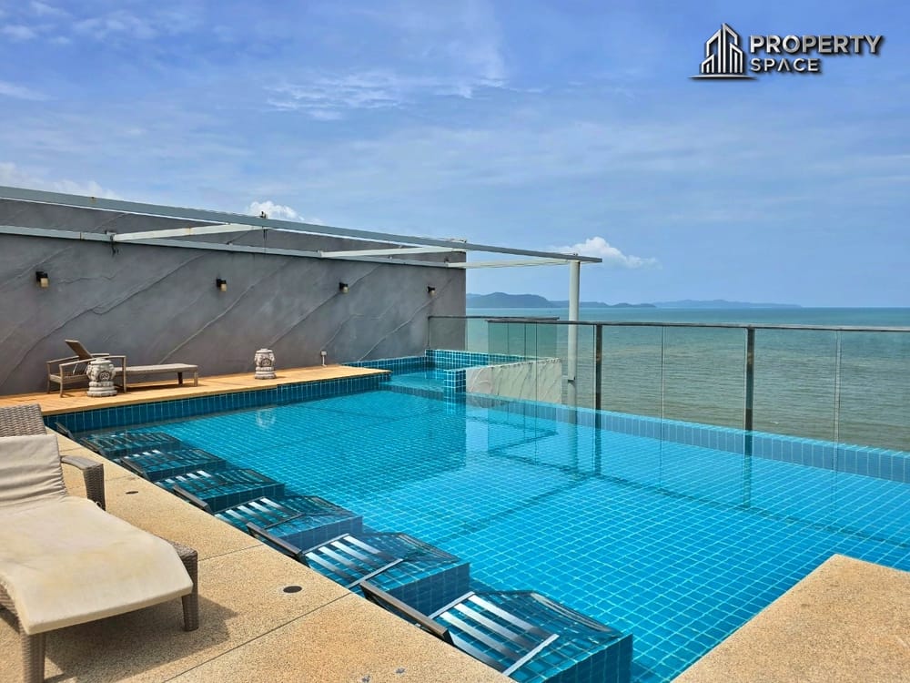 For Sale 2 Bedroom Beachfront Condo With Panoramic Ocean Views In Water Edge Pattaya Condo Image 3