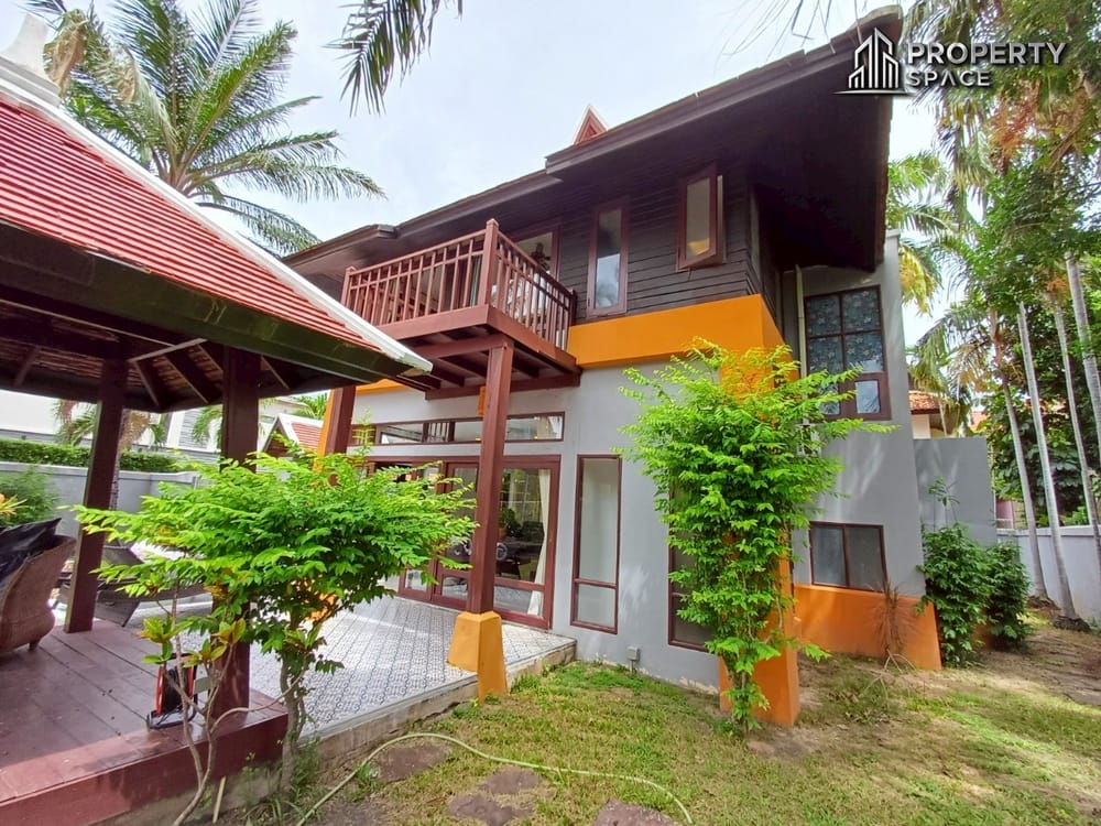 Thai-Bali Style 3-Bedroom Pool Villa In Jomtien Pattaya For Rent Image 5