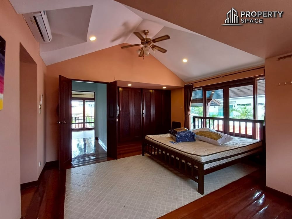Thai-Bali Style 3-Bedroom Pool Villa In Jomtien Pattaya For Rent Image 26