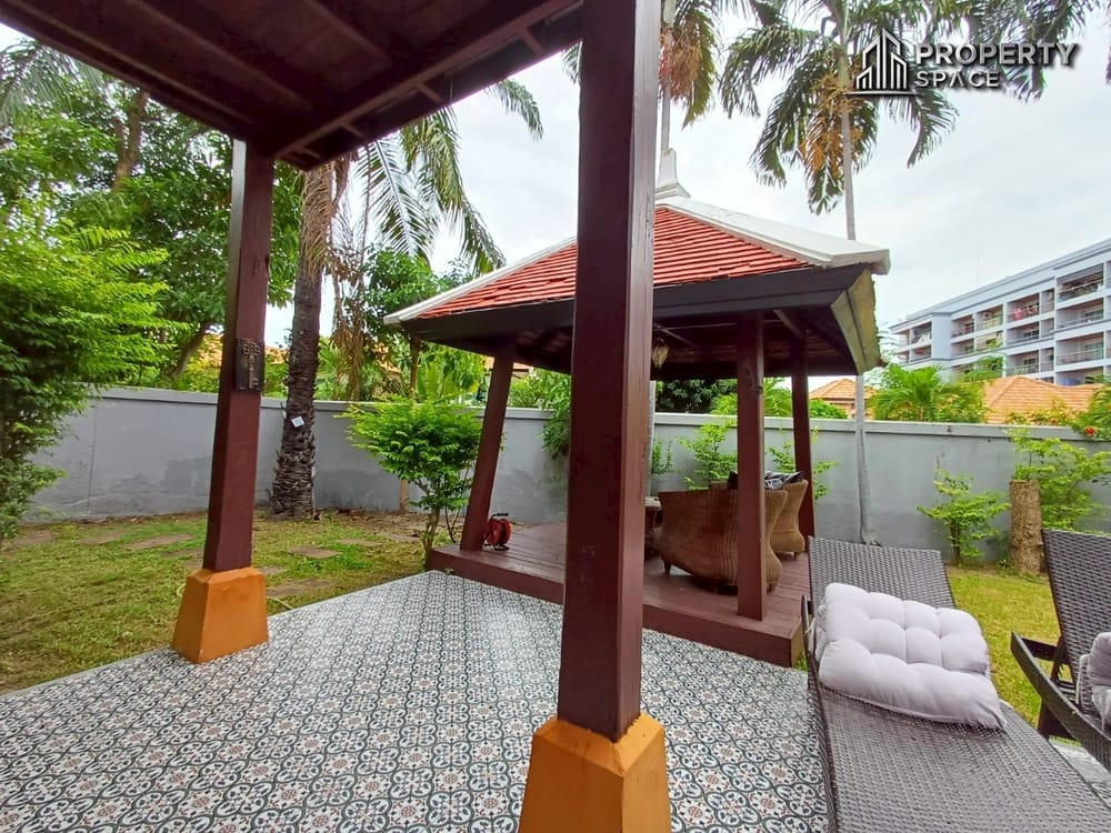Thai-Bali Style 3-Bedroom Pool Villa In Jomtien Pattaya For Rent Image 33