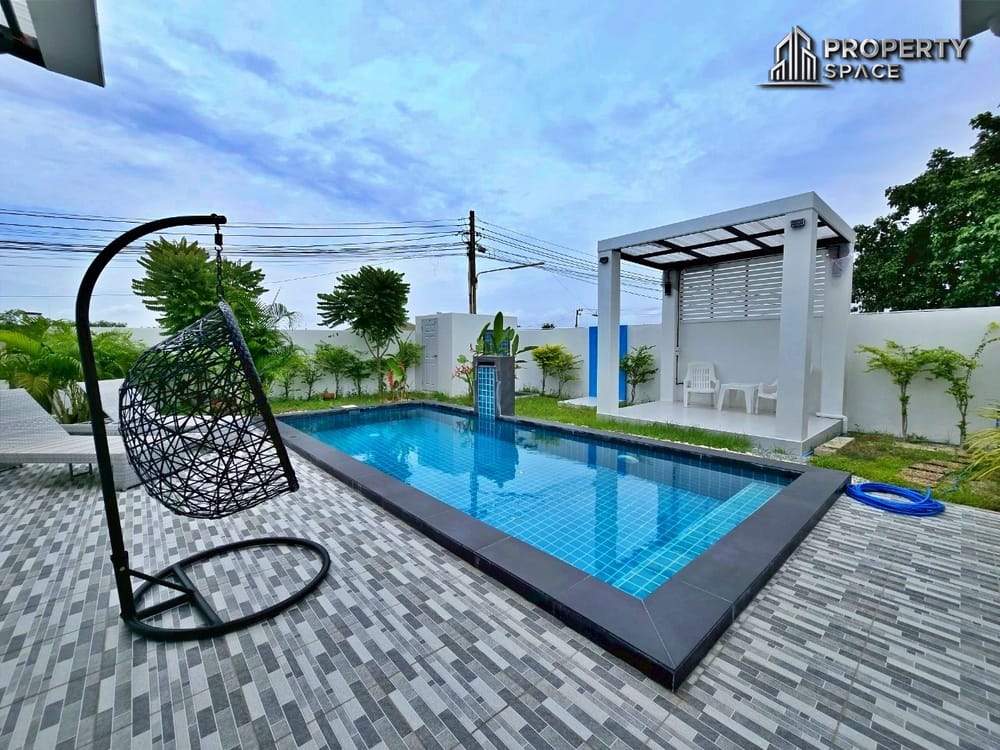 Single Nordic Style Modern 4 Bedroom Pool Villa For Sale in East Pattaya Image 5