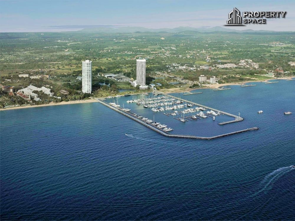 Luxury 3-Bedroom Beachfront Corner unit In Ocean Portofino Na Jomtien Condo For Sale Image 1